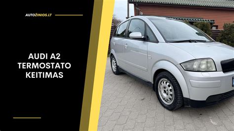 Audi A2 automobilio išorė ir aptakus dizainas