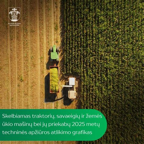 Inforgrafika: reikalavimai traktoriaus techninei apžiūrai