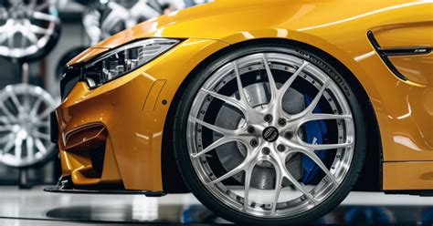 Thematic photo of alloy wheels on a car