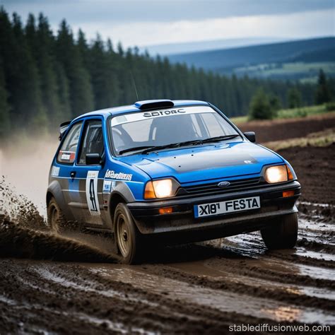 „Ford Fiesta Maxi Rallycar“ techninė schema