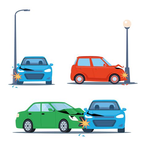 Schematic drawing of a car and moped collision at an intersection near a parking lot