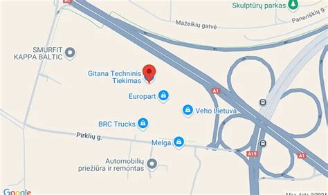 Žemėlapis, rodantis UAB „Fatalitas“ buveinės adresą Marijampolėje